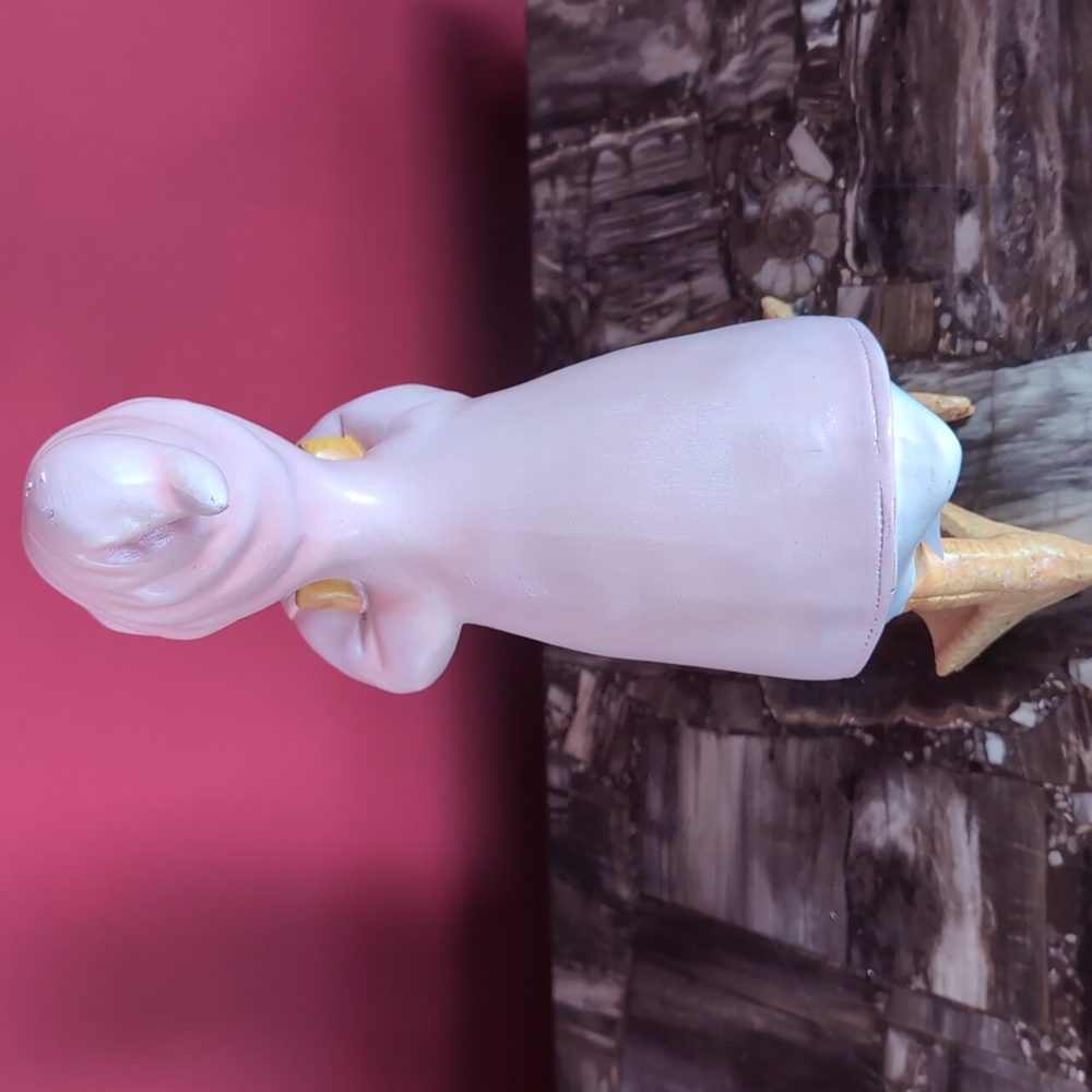❌SOLD❌Spring Duck Figurine With Raincoat and Umbrella ☔ - Picture 4 of 4